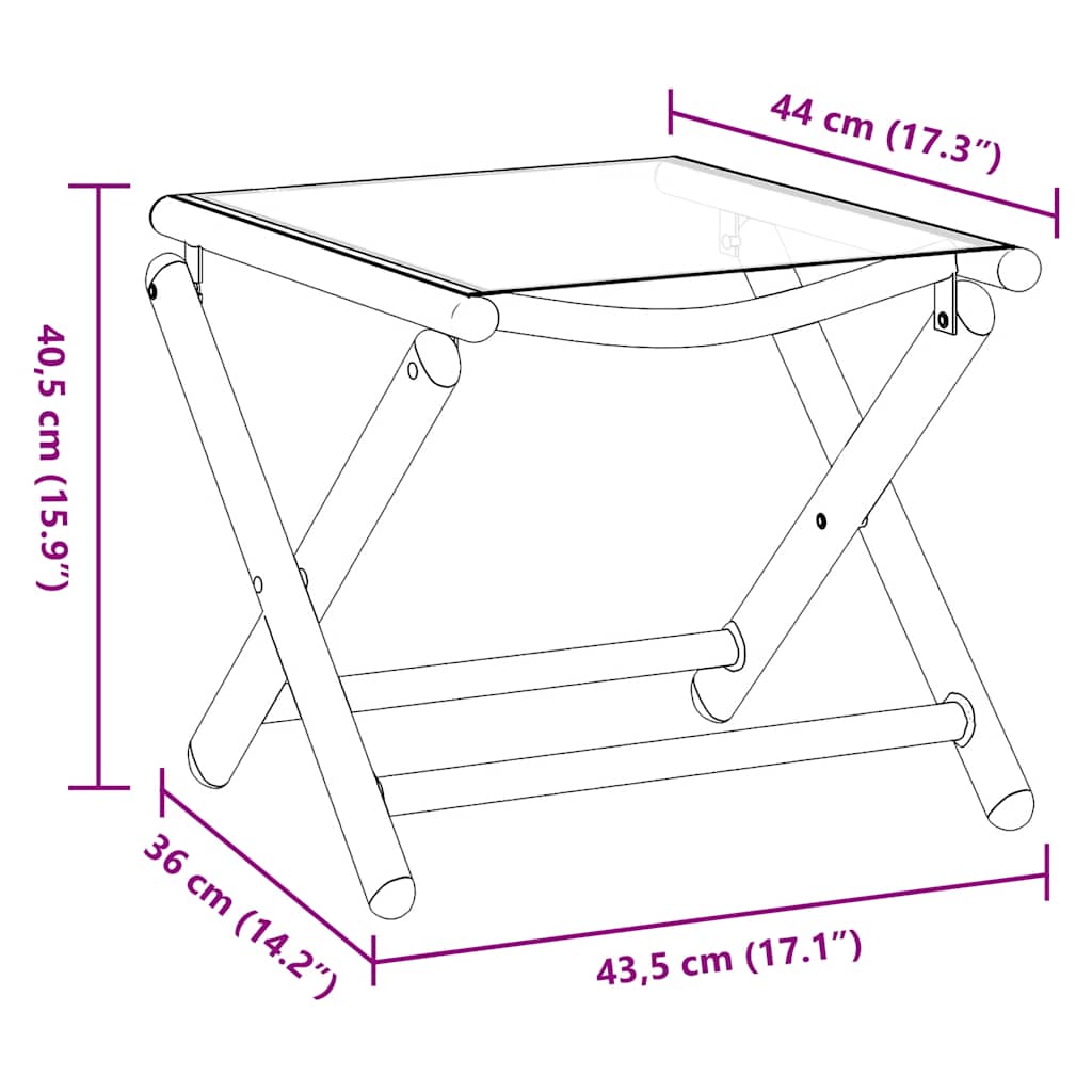 Sklopivi oslonac za noge crno-srebrni od tekstilena i aluminija