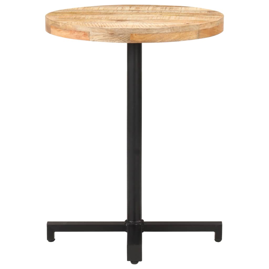 Bistro stolić okrugli Ø 60 x 75 cm od grubog drva manga