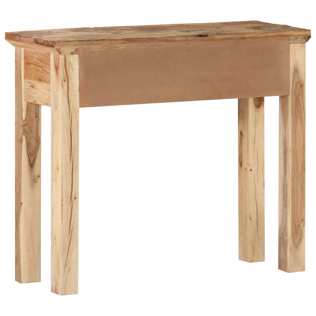 Konzolni stol 90,5x30x75 cm masivno bagremovo i obnovljeno drvo