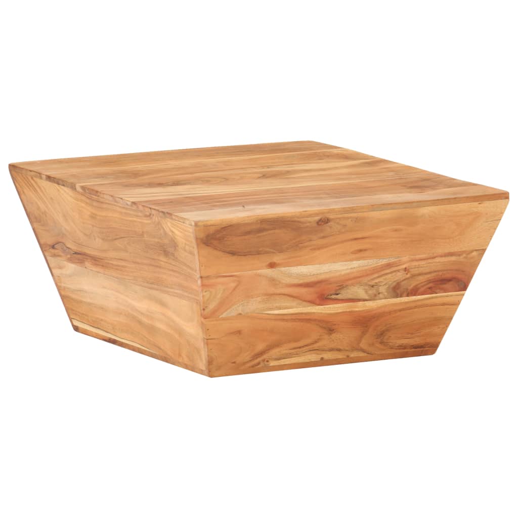 Stolić za kavu V-oblika 66 x 66 x 30 cm masivno bagremovo drvo
