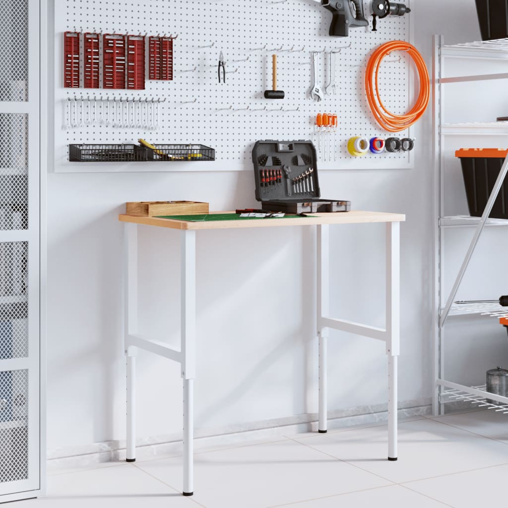Okviri za radni stol 2 kom metalni 55 x (69 - 95,5) cm sivi
