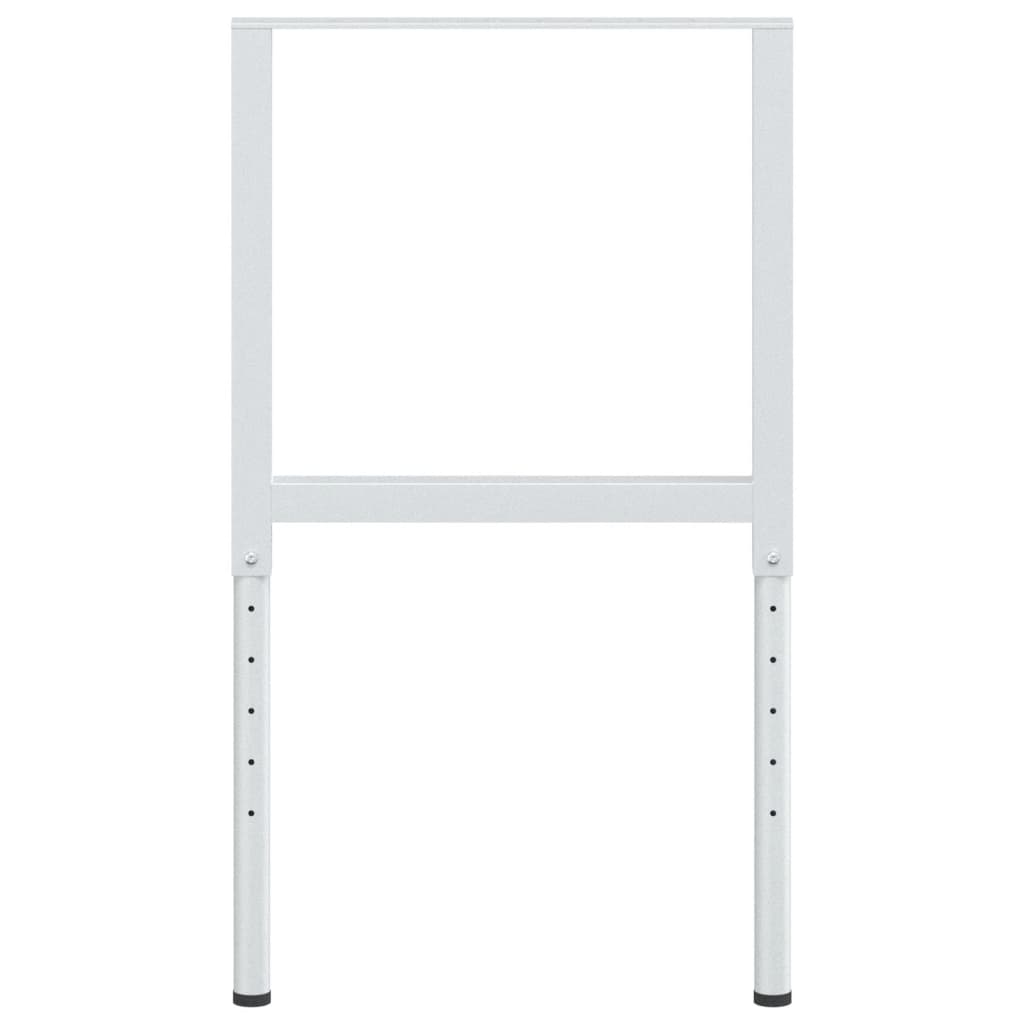 Okviri za radni stol 2 kom metalni 55 x (69 - 95,5) cm sivi