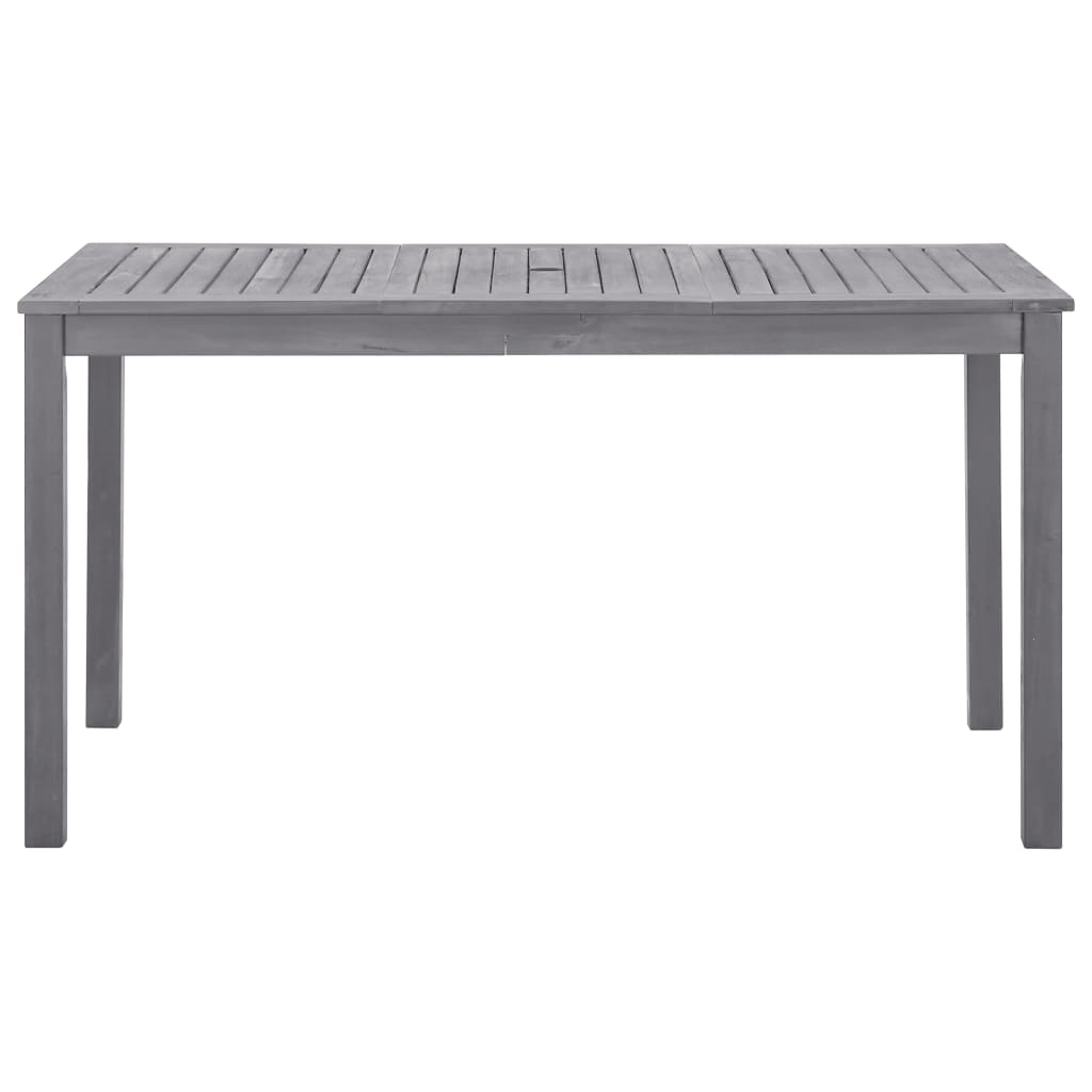 Vrtni stol sivi isprani 140 x 80 x 74 cm masivno bagremovo drvo