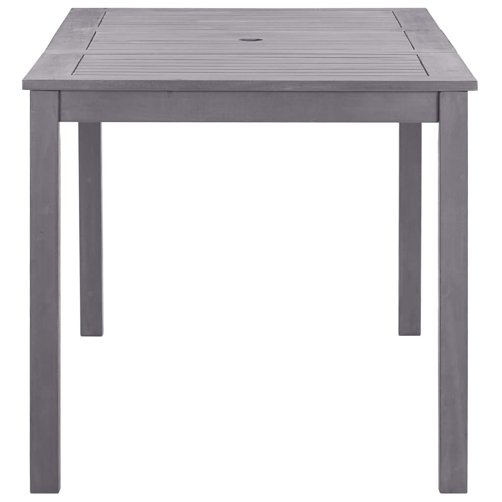 Vrtni stol sivi isprani 140 x 80 x 74 cm masivno bagremovo drvo