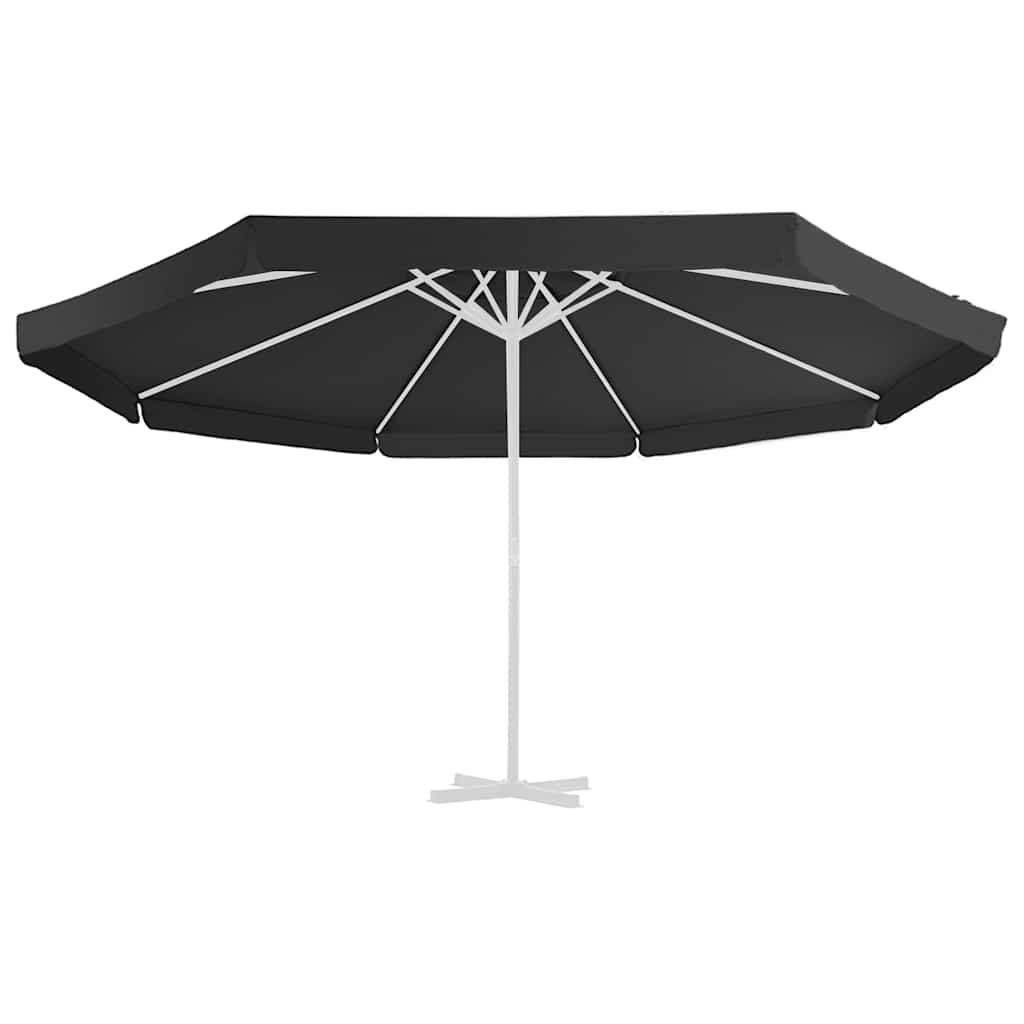 Zamjenska tkanina za vrtni suncobran 515 cm crna