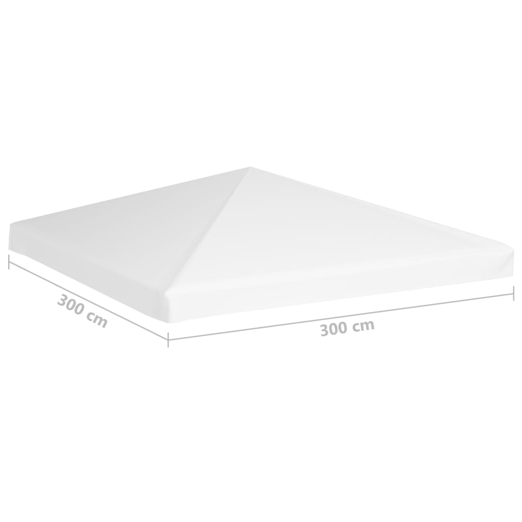 Pokrov za sjenicu 270 g/m² 3 x 3 m bijeli