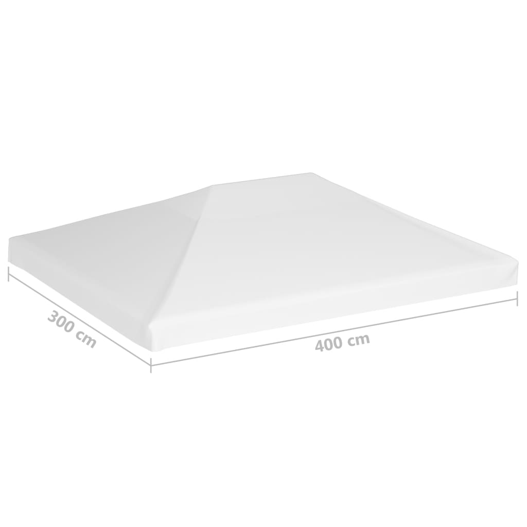 Pokrov za sjenicu 270 g/m² 4 x 3 m bijeli