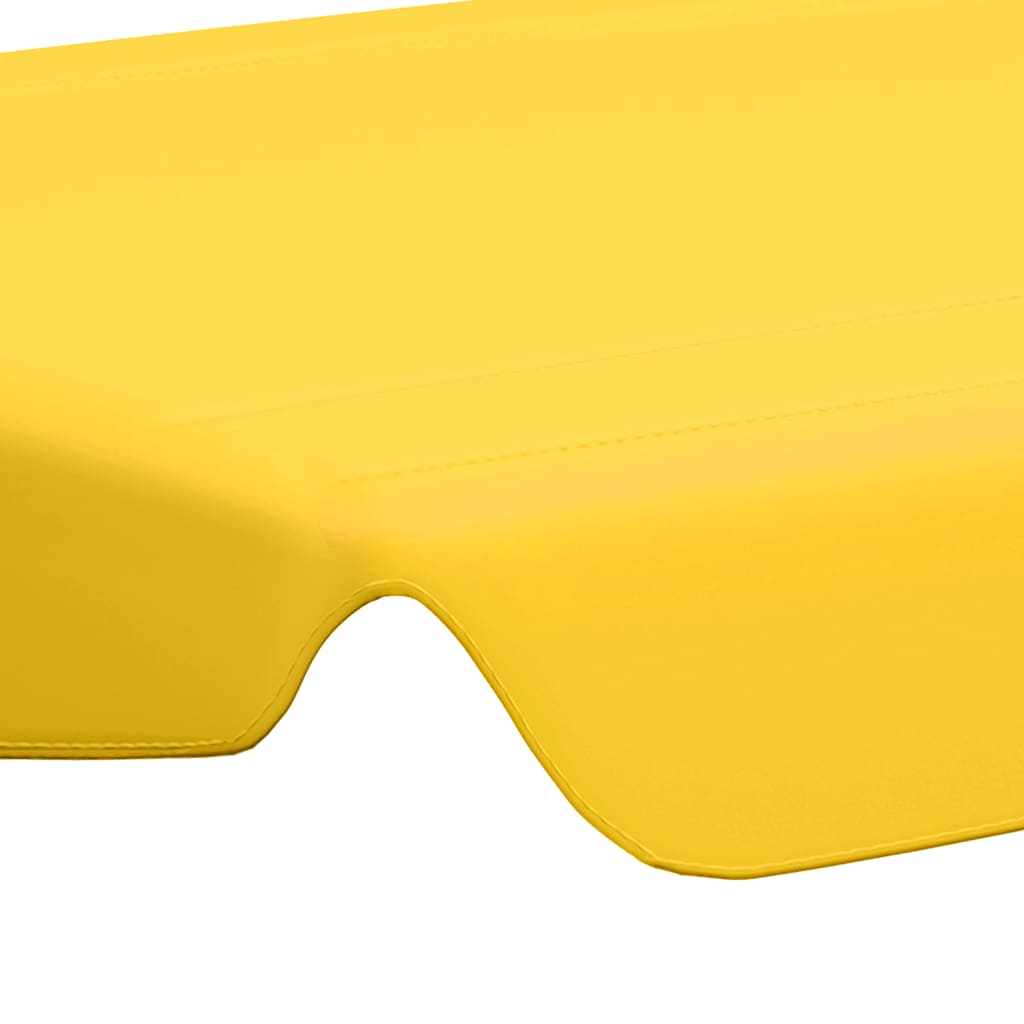 Zamjenski krov za vrtnu ljuljačku žuti 150/130 x 105/70 cm