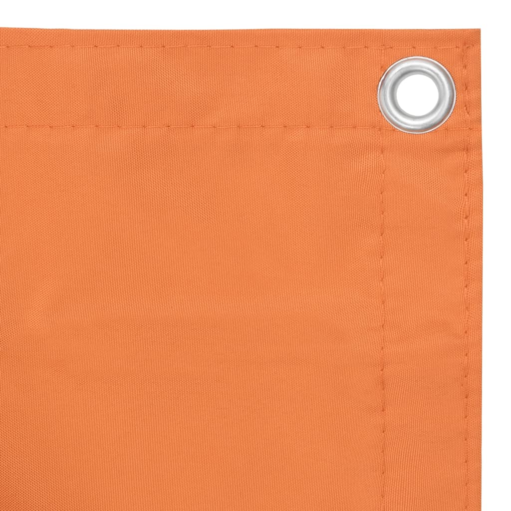 Balkonski zastor narančasti 90 x 600 cm od tkanine Oxford