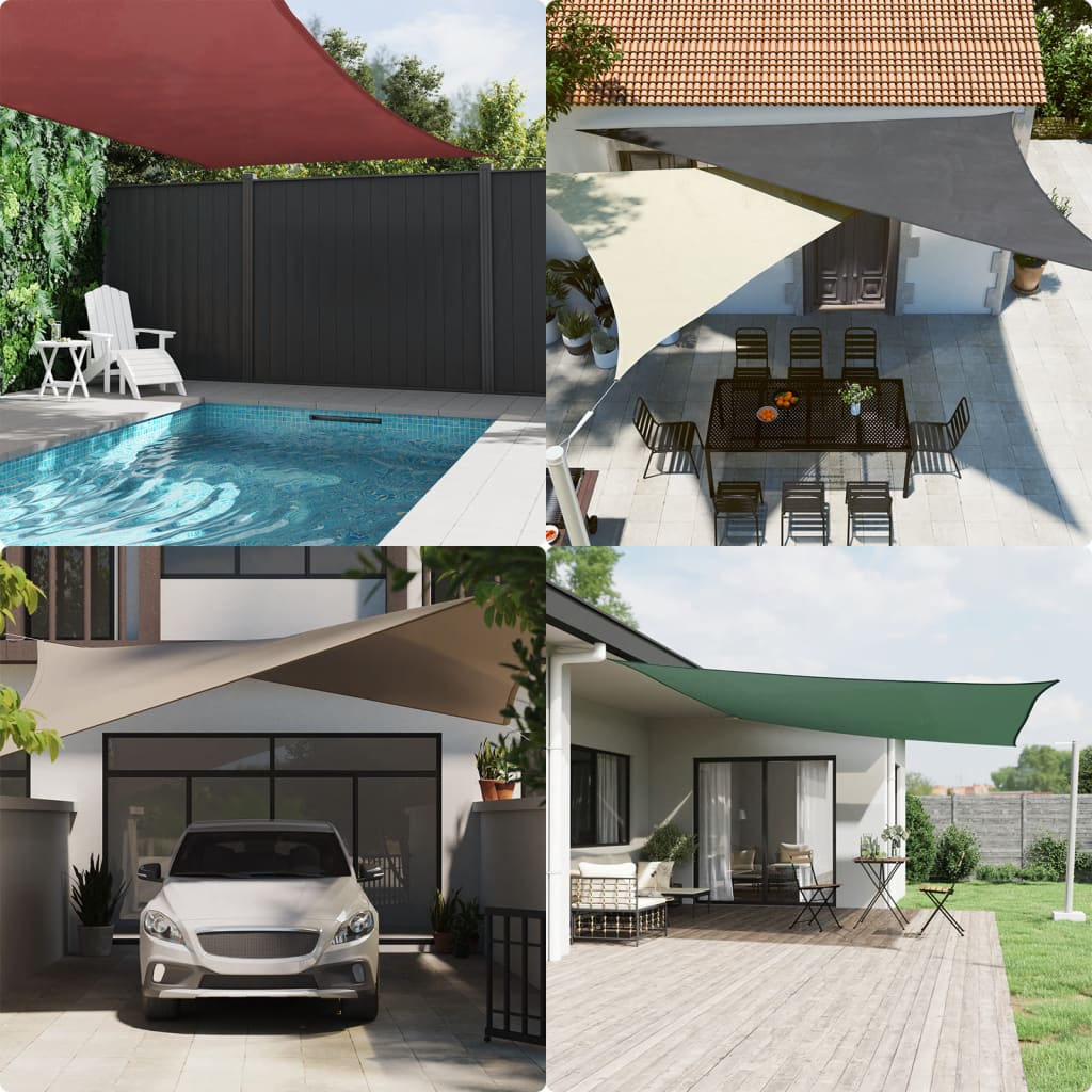 Jedro protiv sunca od tkanine Oxford pravokutno 6x7 m antracit