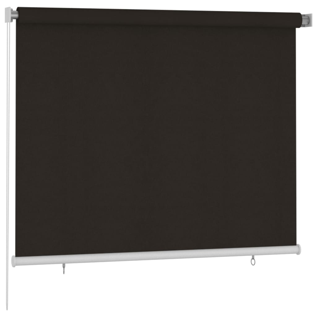 Vanjska roleta za zamračivanje 180 x 140 cm smeđa HDPE