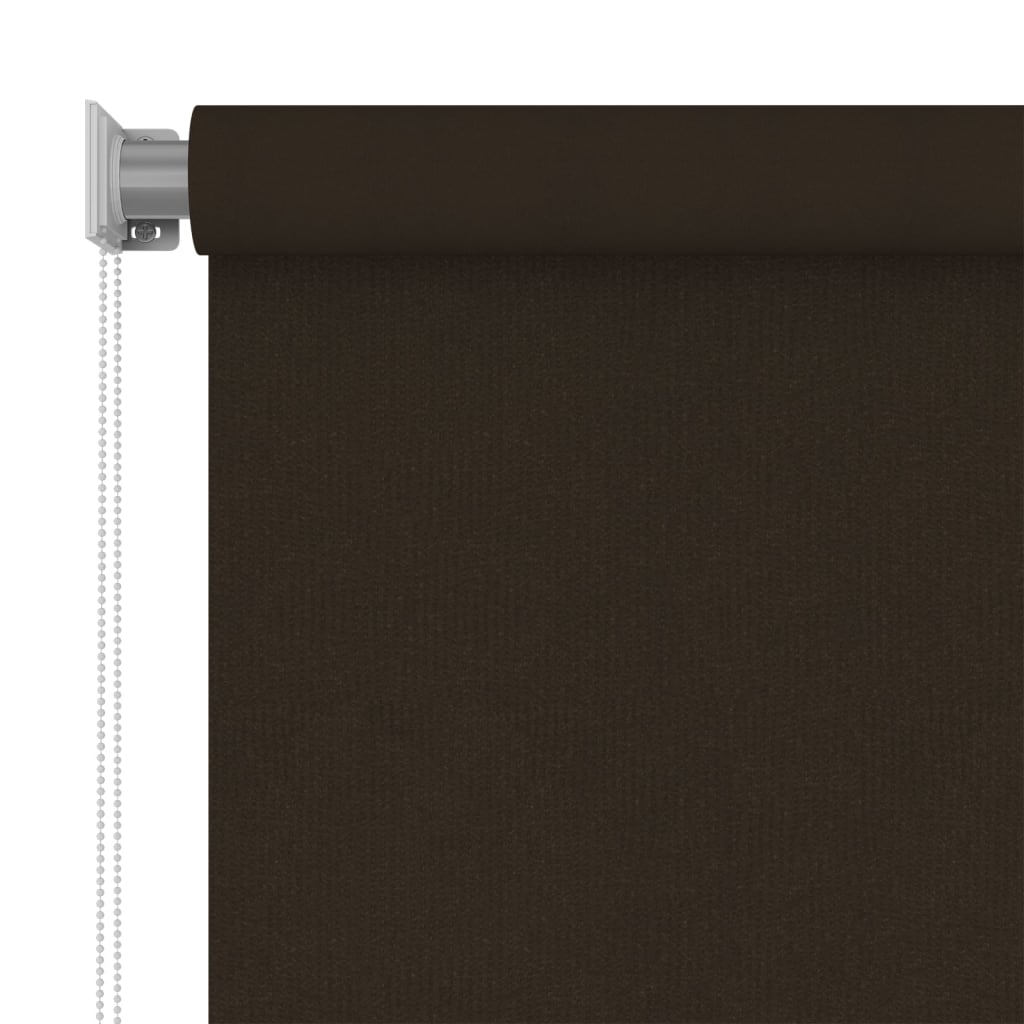Vanjska roleta za zamračivanje 240 x 140 cm smeđa HDPE