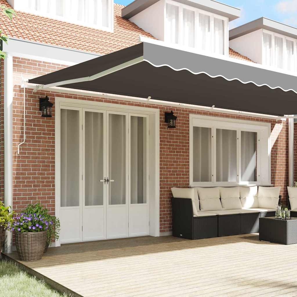 Okvir tende Bijelo 600 × 350 cm Aluminij
