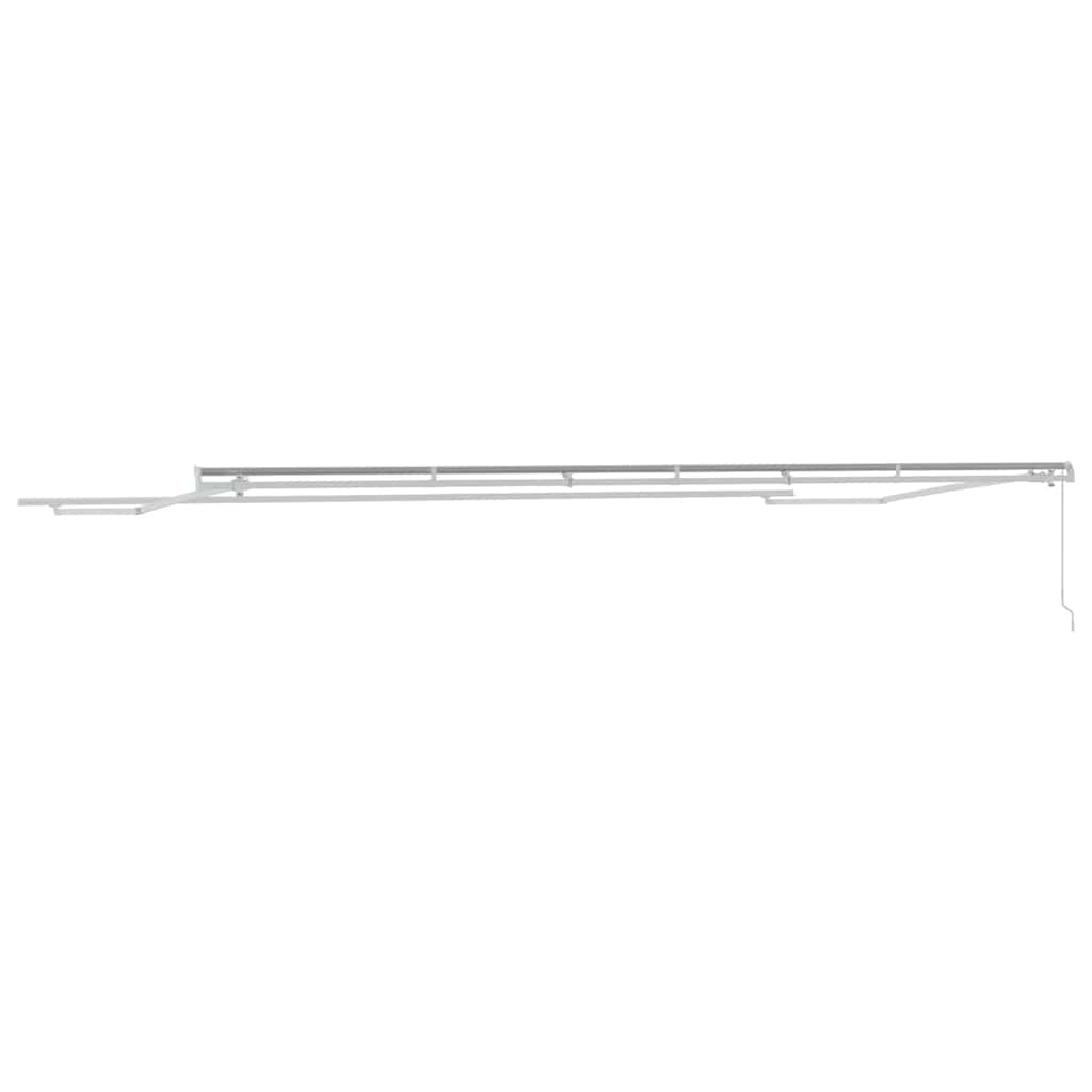 Okvir tende Bijelo 600 × 350 cm Aluminij
