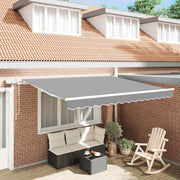Okvir tende S LED lampica Bijelo 300 x 250 cm Aluminij