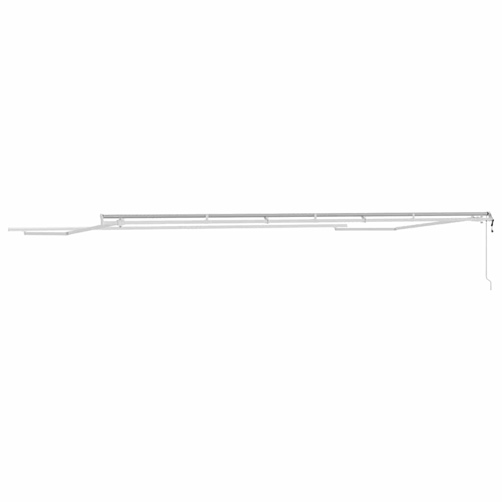 Okvir tende Bijelo 600 × 300 cm Aluminij