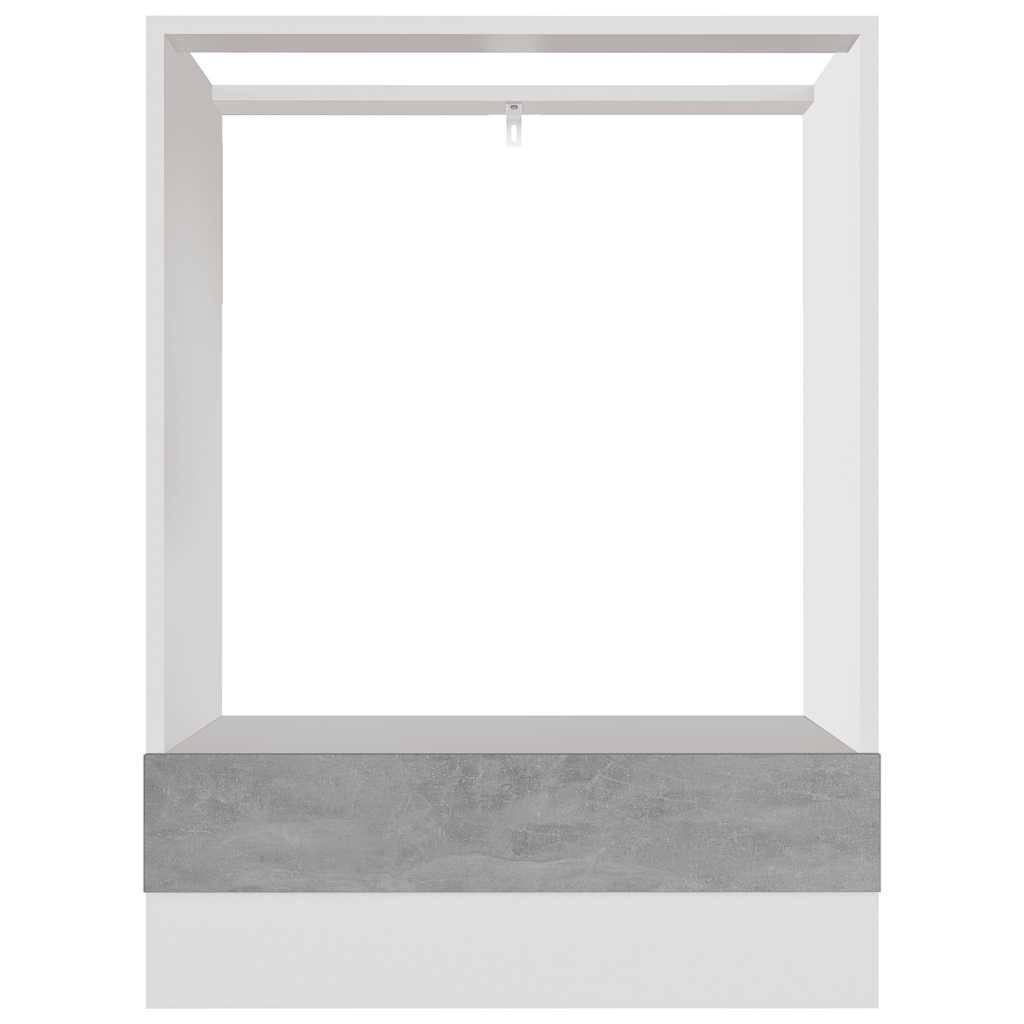 Ormarić za pećnicu "Riga" Betonsko siva 60x46x81,5 cm Konstruirano drvo