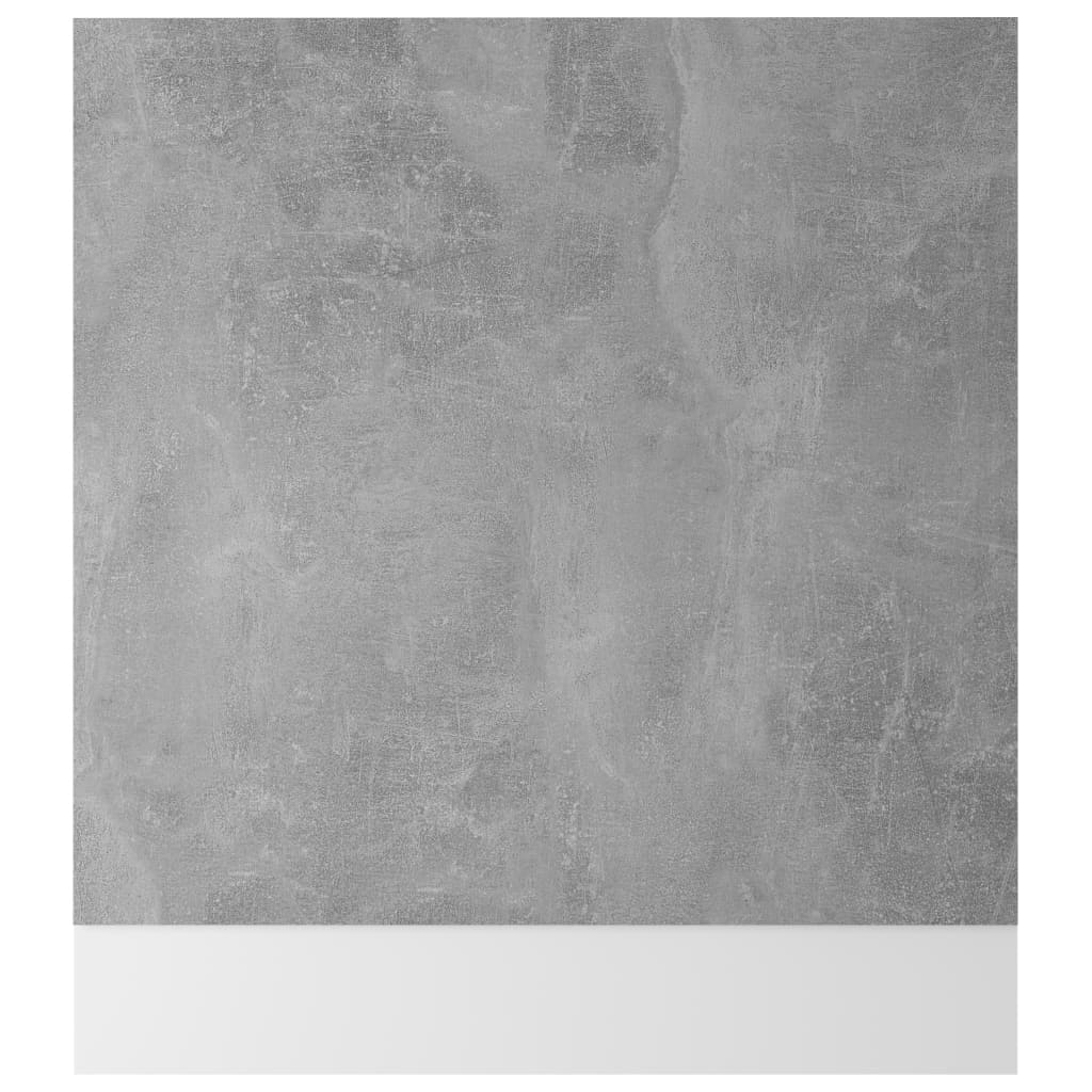 Panel za perilicu posuđa "Lyon" Betonsko siva 59,5x3x67 cm Inženjersko drvo