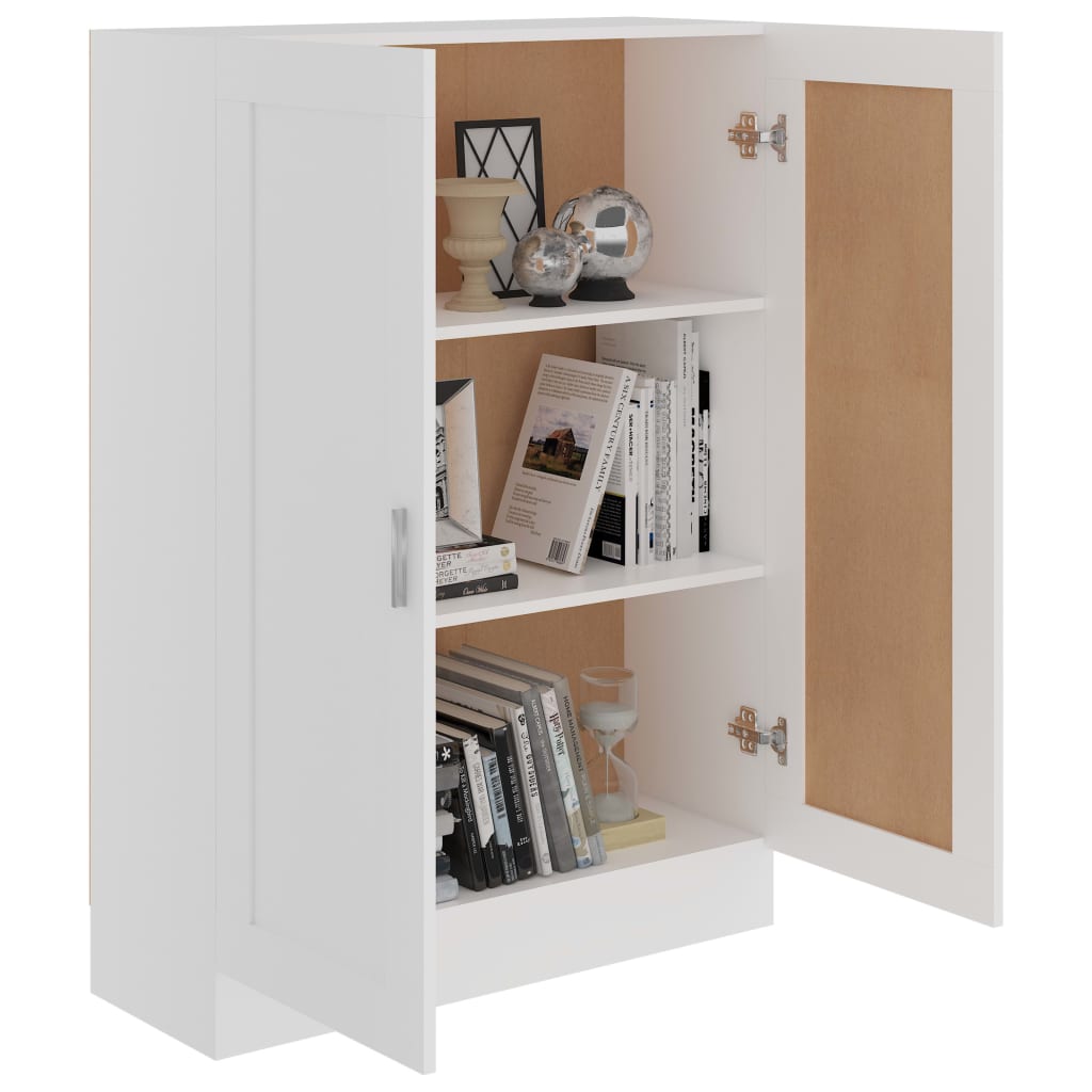 Ormarić za knjige bijeli 82,5 x 30,5 x 115 cm konstruirano drvo