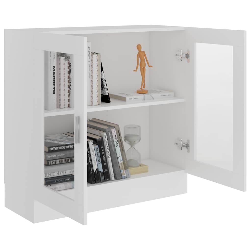 Vitrina bijela 82,5 x 30,5 x 80 cm konstruirano drvo