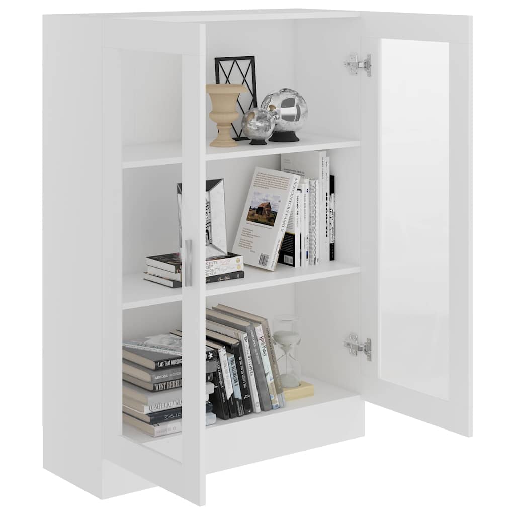 Vitrina bijela 82,5 x 30,5 x 115 cm konstruirano drvo
