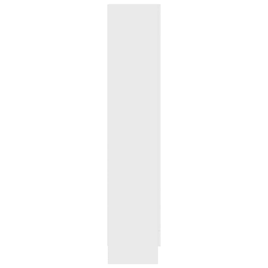Vitrina bijela 82,5 x 30,5 x 150 cm konstruirano drvo
