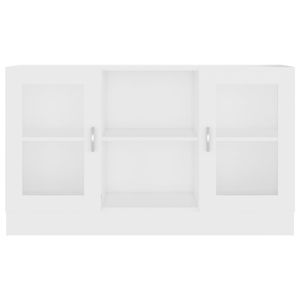 Vitrina bijela 120 x 30,5 x 70 cm konstruirano drvo