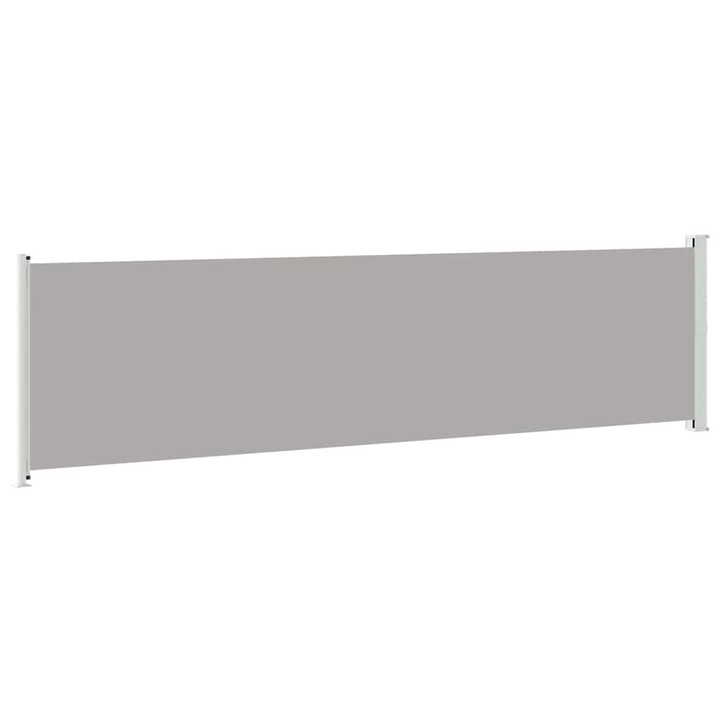 Uvlačiva bočna tenda za terasu 600 x 160 cm siva