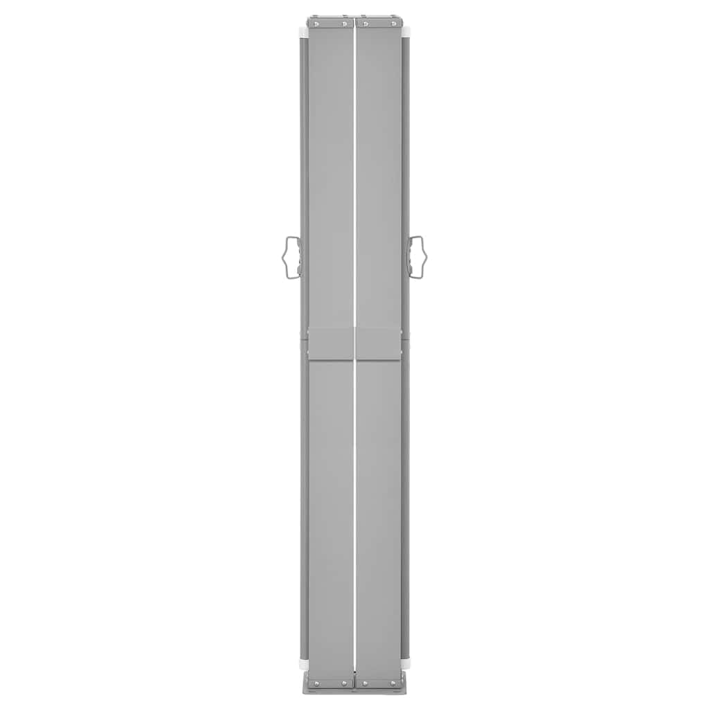 Uvlačiva bočna tenda za terasu 140 x 1200 cm crna