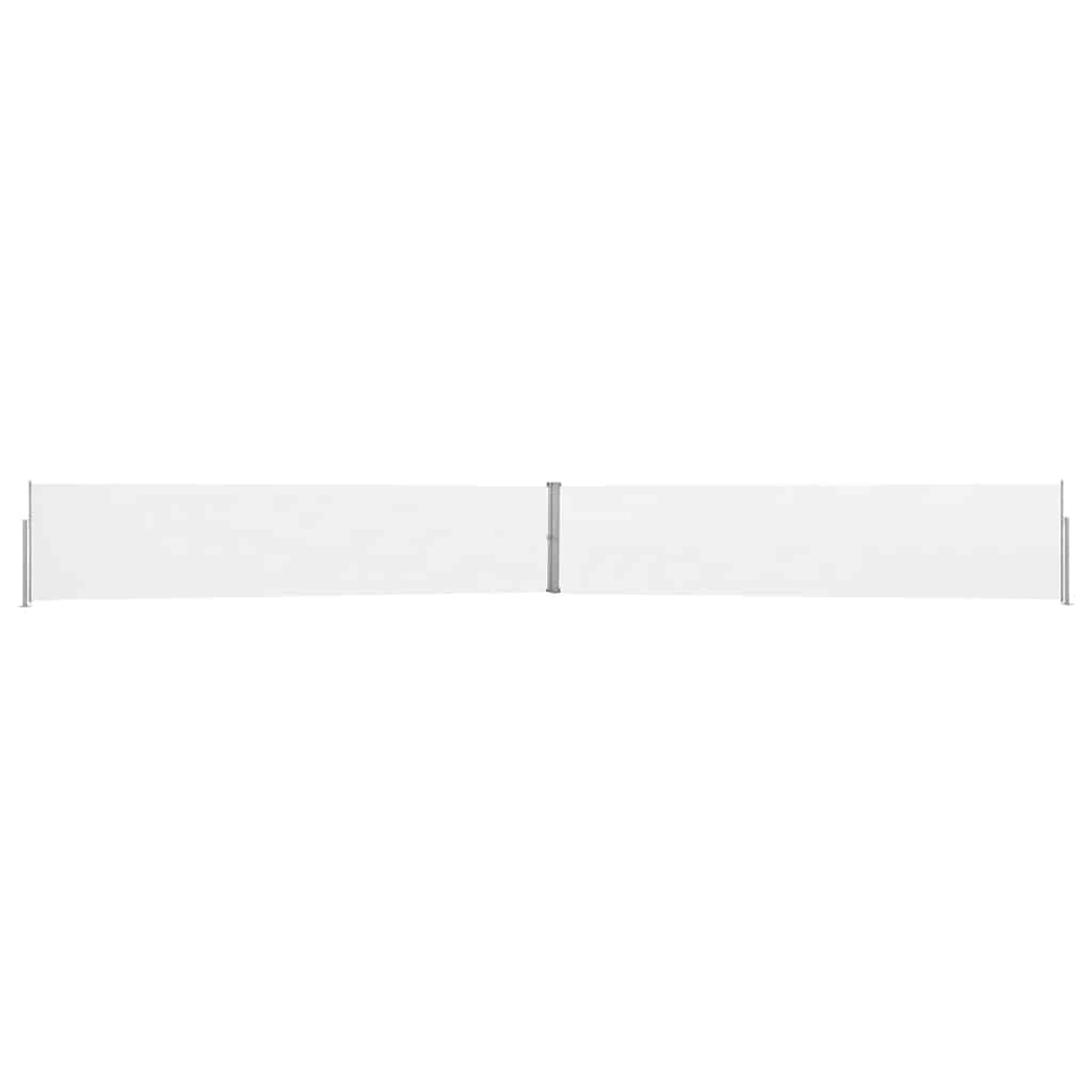 Uvlačiva bočna tenda za terasu 140 x 1200 cm krem