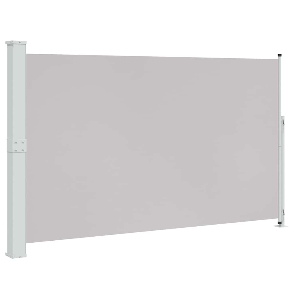 Uvlačiva bočna tenda za terasu 180 x 300 cm siva
