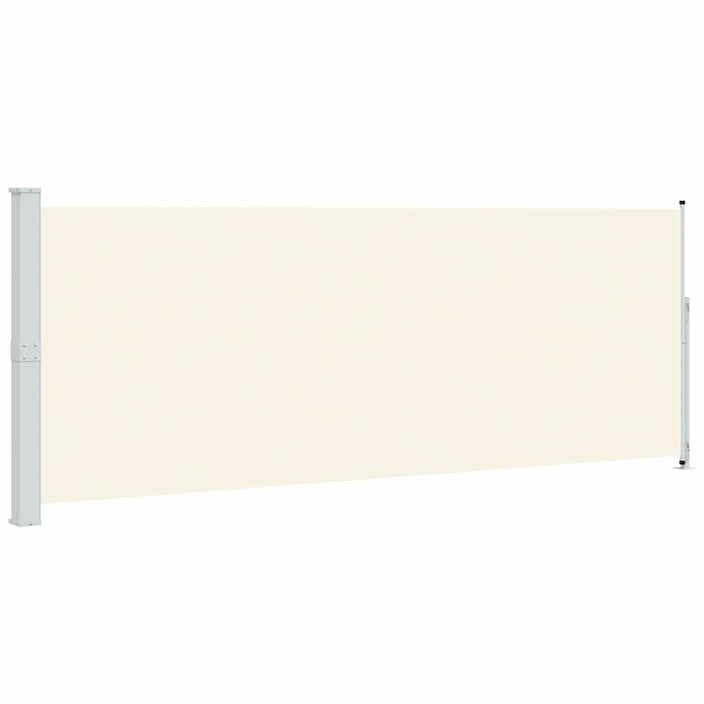 Uvlačiva bočna tenda za terasu 180 x 500 cm krem