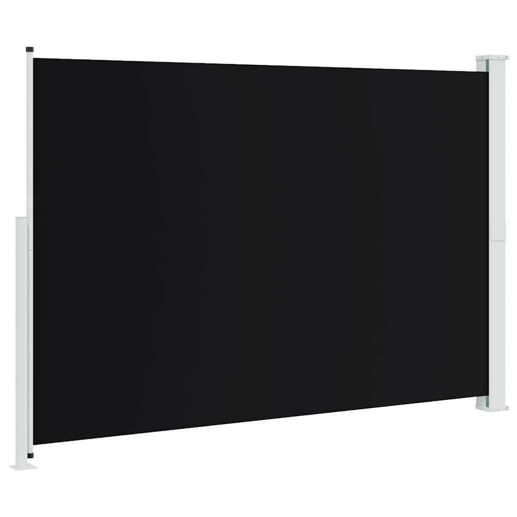 Uvlačiva bočna tenda za terasu 200 x 300 cm crna