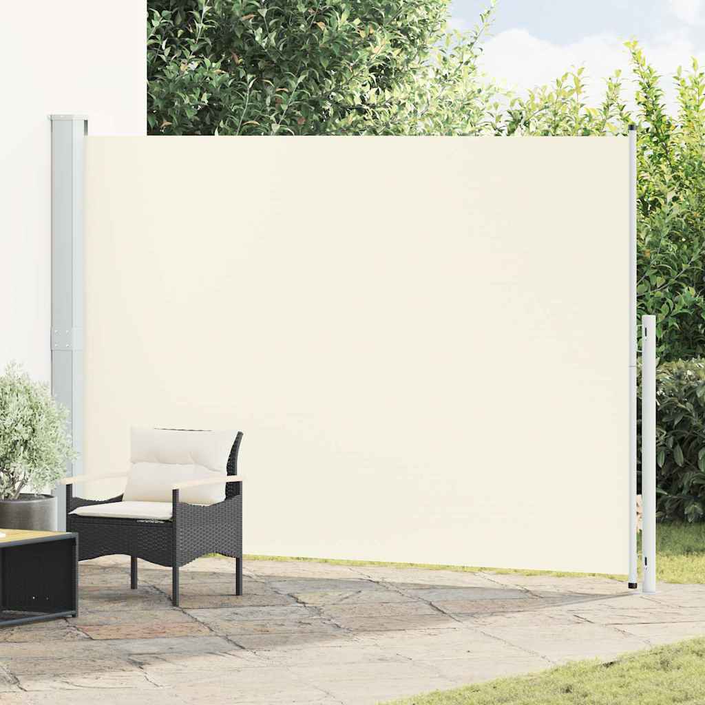 Uvlačiva bočna tenda za terasu 200 x 300 cm krem