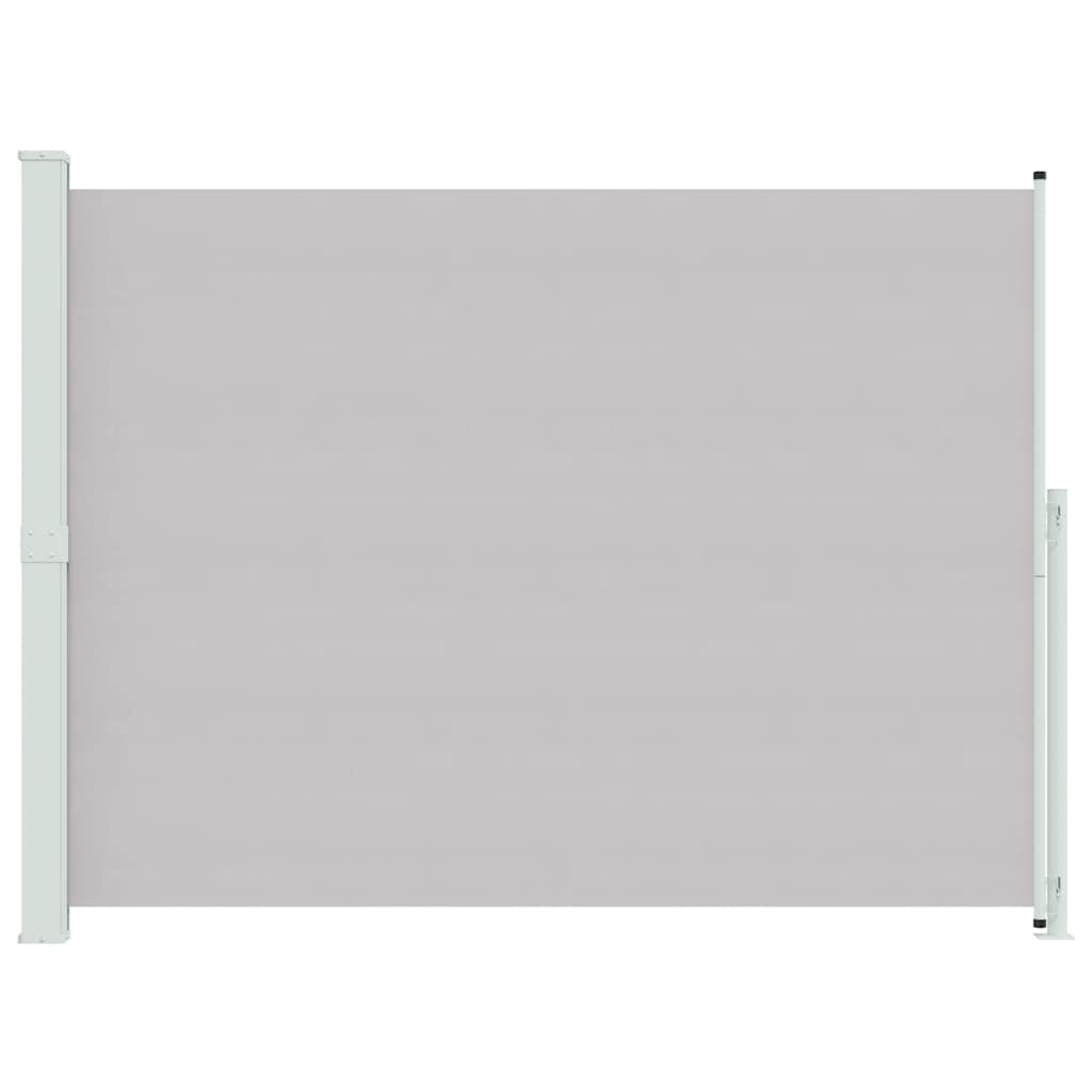 Uvlačiva bočna tenda za terasu 220 x 300 cm siva