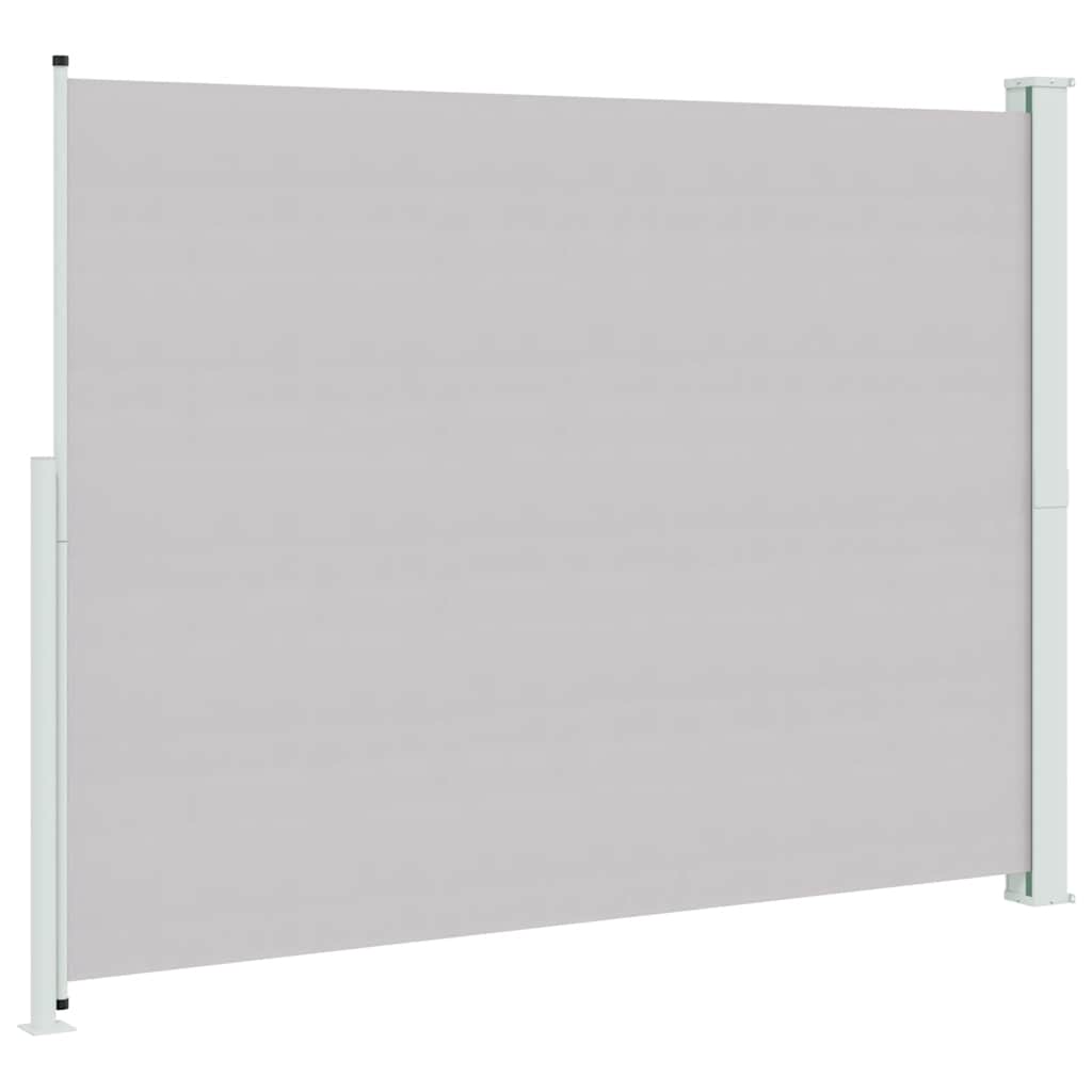 Uvlačiva bočna tenda za terasu 220 x 300 cm siva