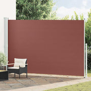 Uvlačiva bočna tenda za terasu 220 x 500 cm smeđa