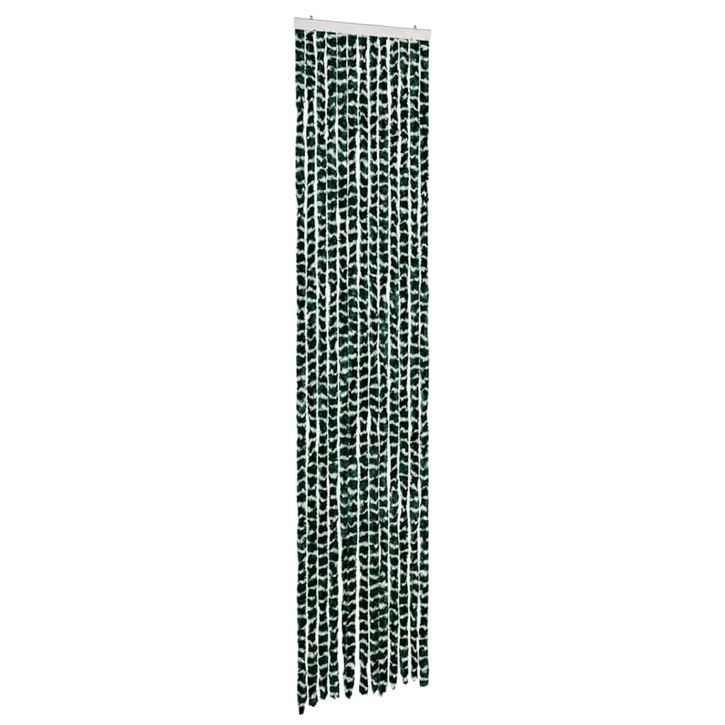 Zastor protiv insekata zeleno-bijeli 56 x 185 cm šenil