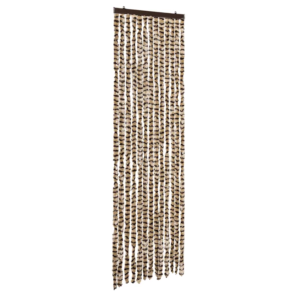 Zastor protiv insekata bež-smeđi 56 x 185 cm šenil