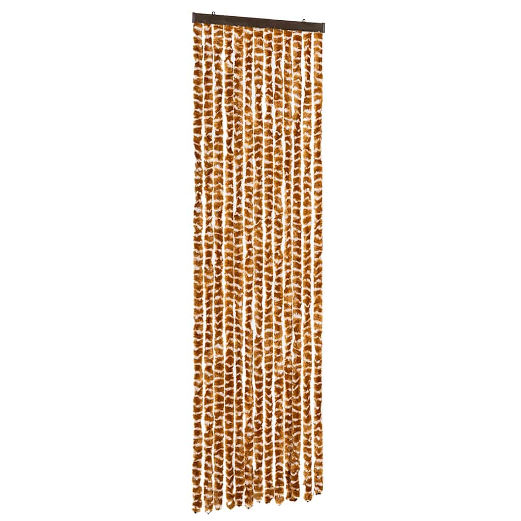 Zastor protiv insekata oker-bijeli 56 x 185 cm šenil