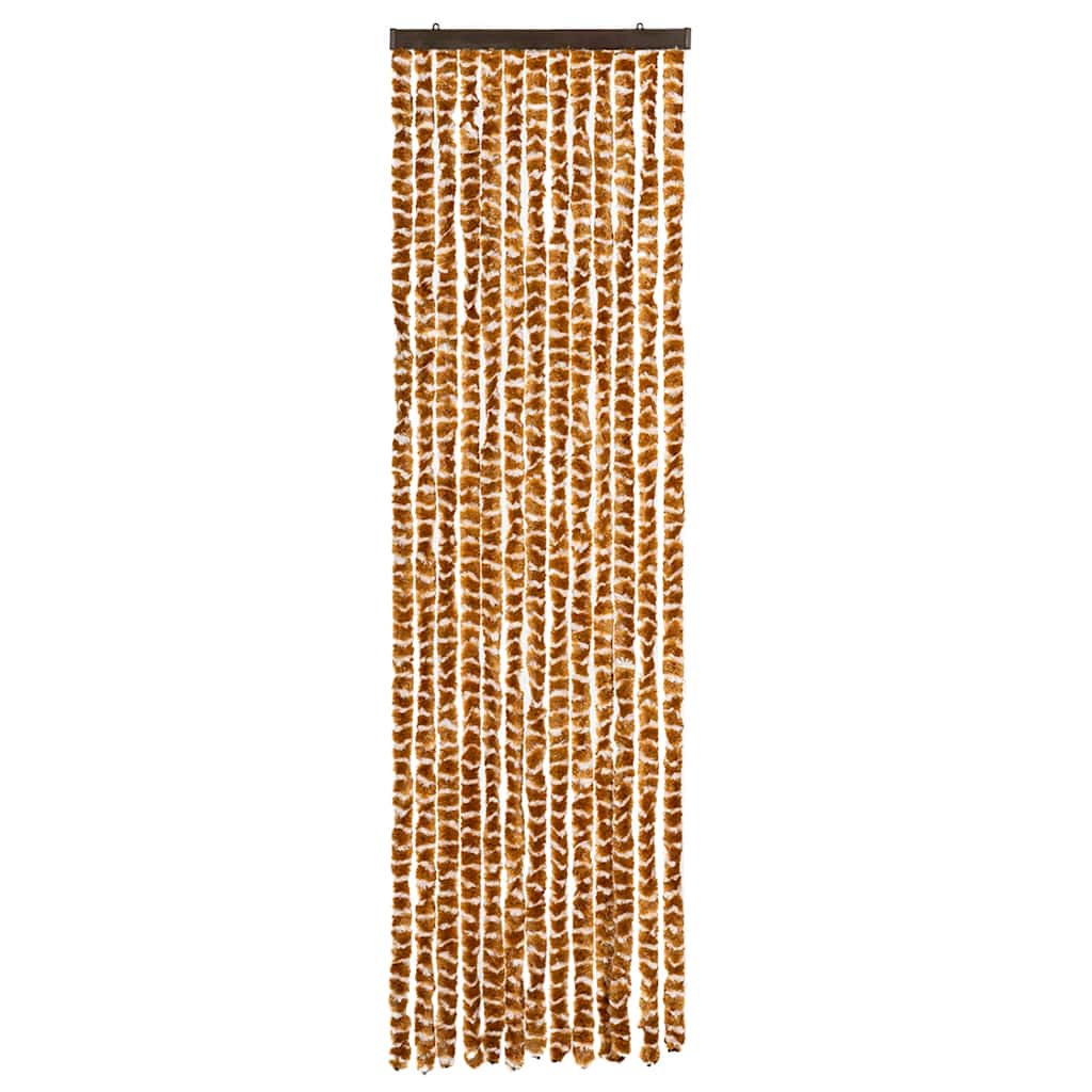 Zastor protiv insekata oker-bijeli 56 x 185 cm šenil