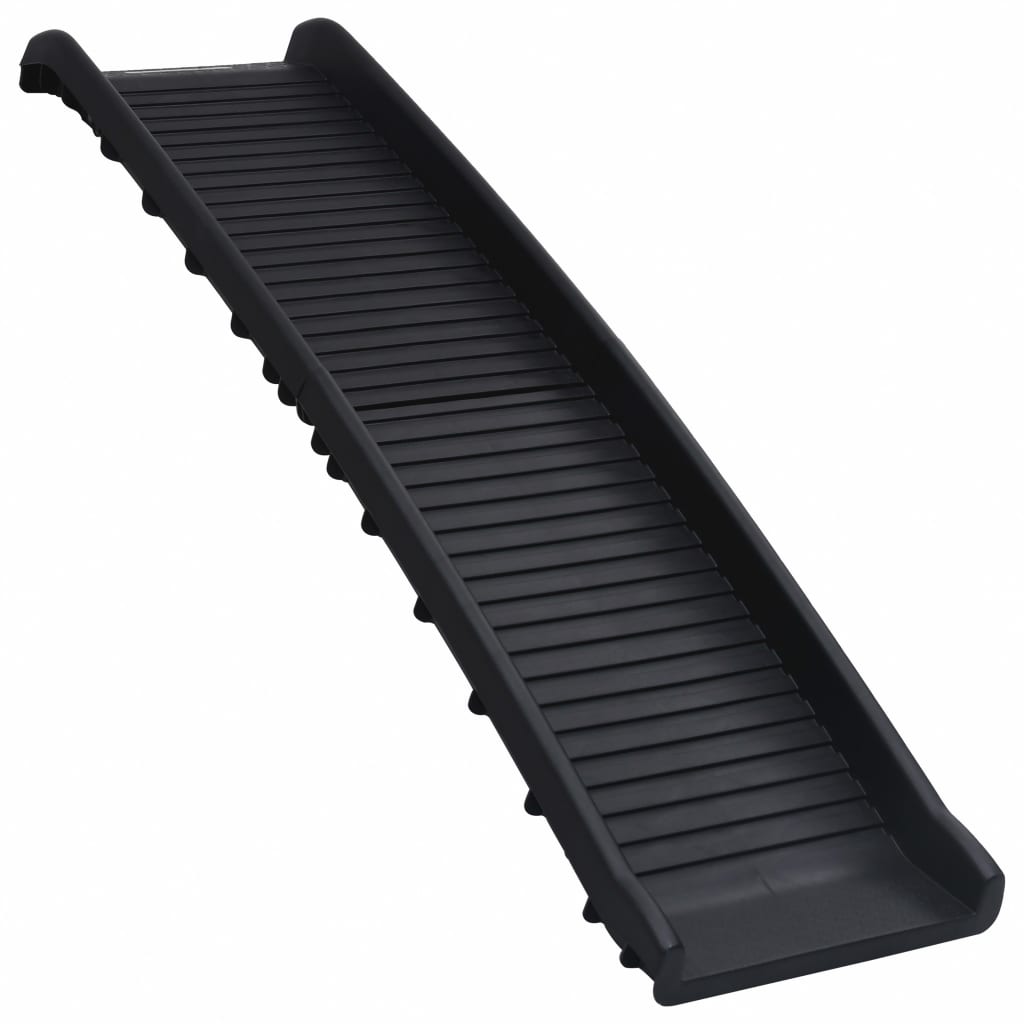 Sklopiva rampa za pse crna 155,5 x 40 x 15,5 cm