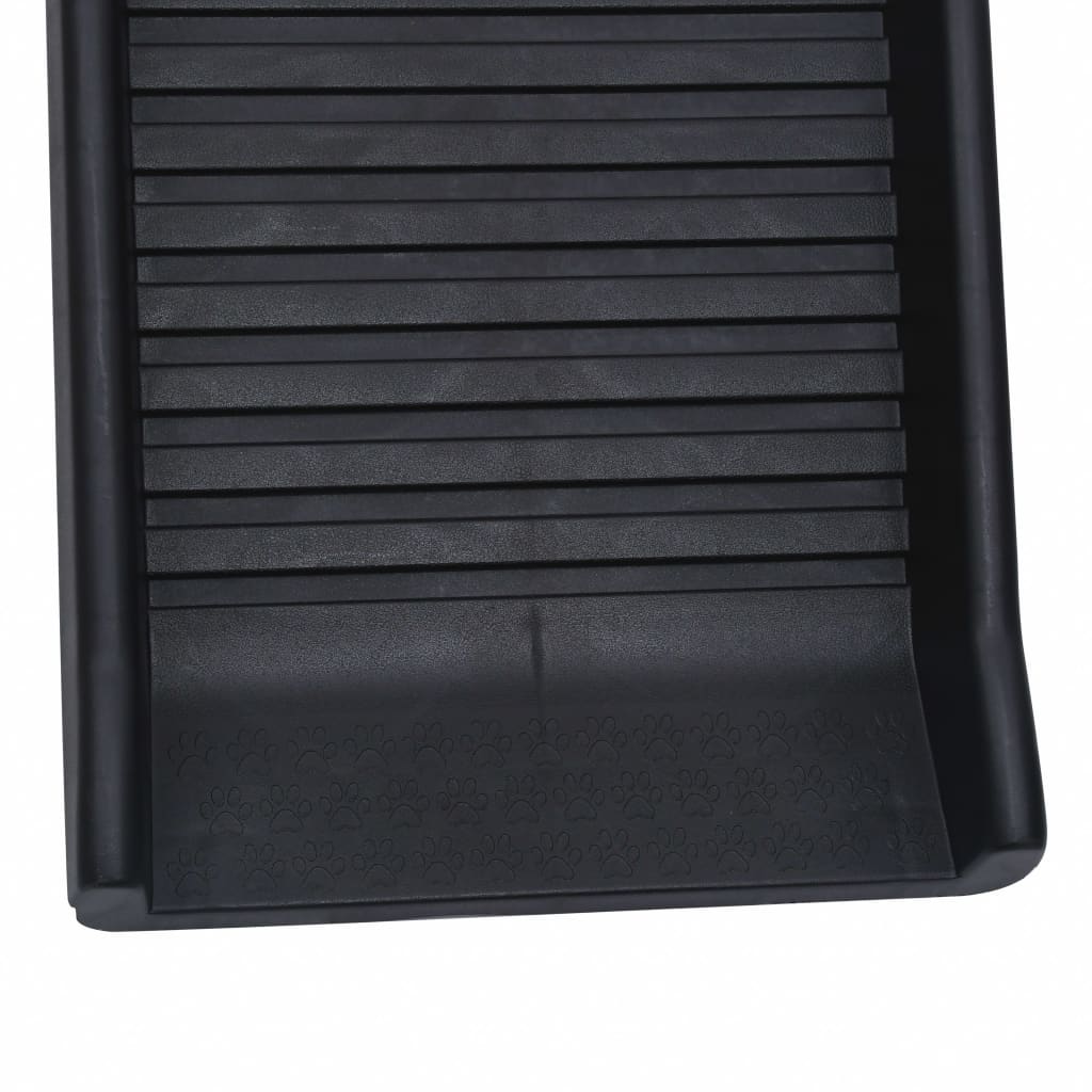 Sklopiva rampa za pse crna 155,5 x 40 x 15,5 cm