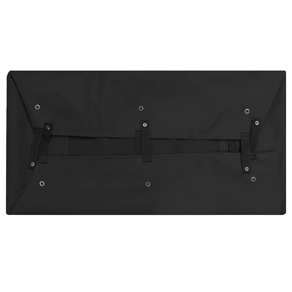Obloga za vrtna kolica crna 81 x 41 x 21 cm od tkanine
