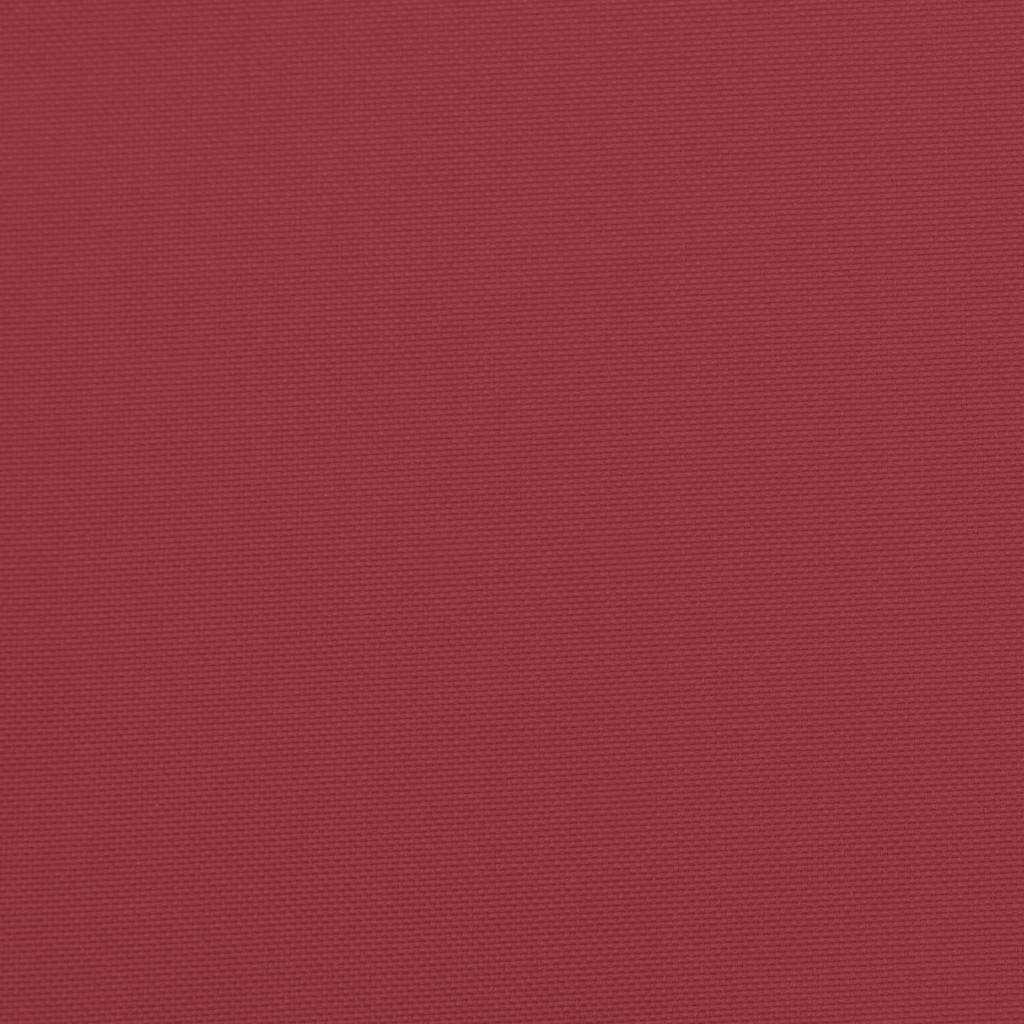 Jastuci za vrtne stolice 6 kom boja vina 40x40x4 cm od tkanine