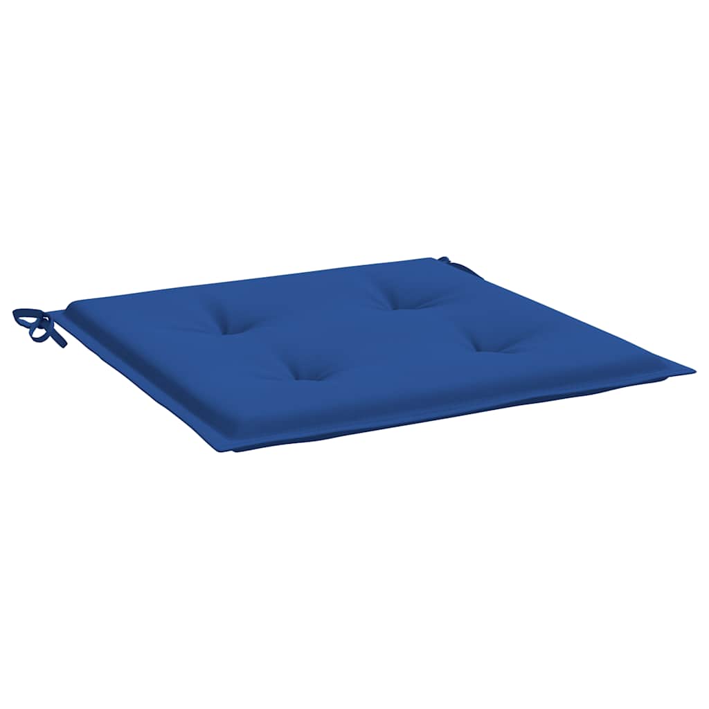 Jastuci za vrtne stolice 4 kom plavi 40x40x4 cm od tkanine