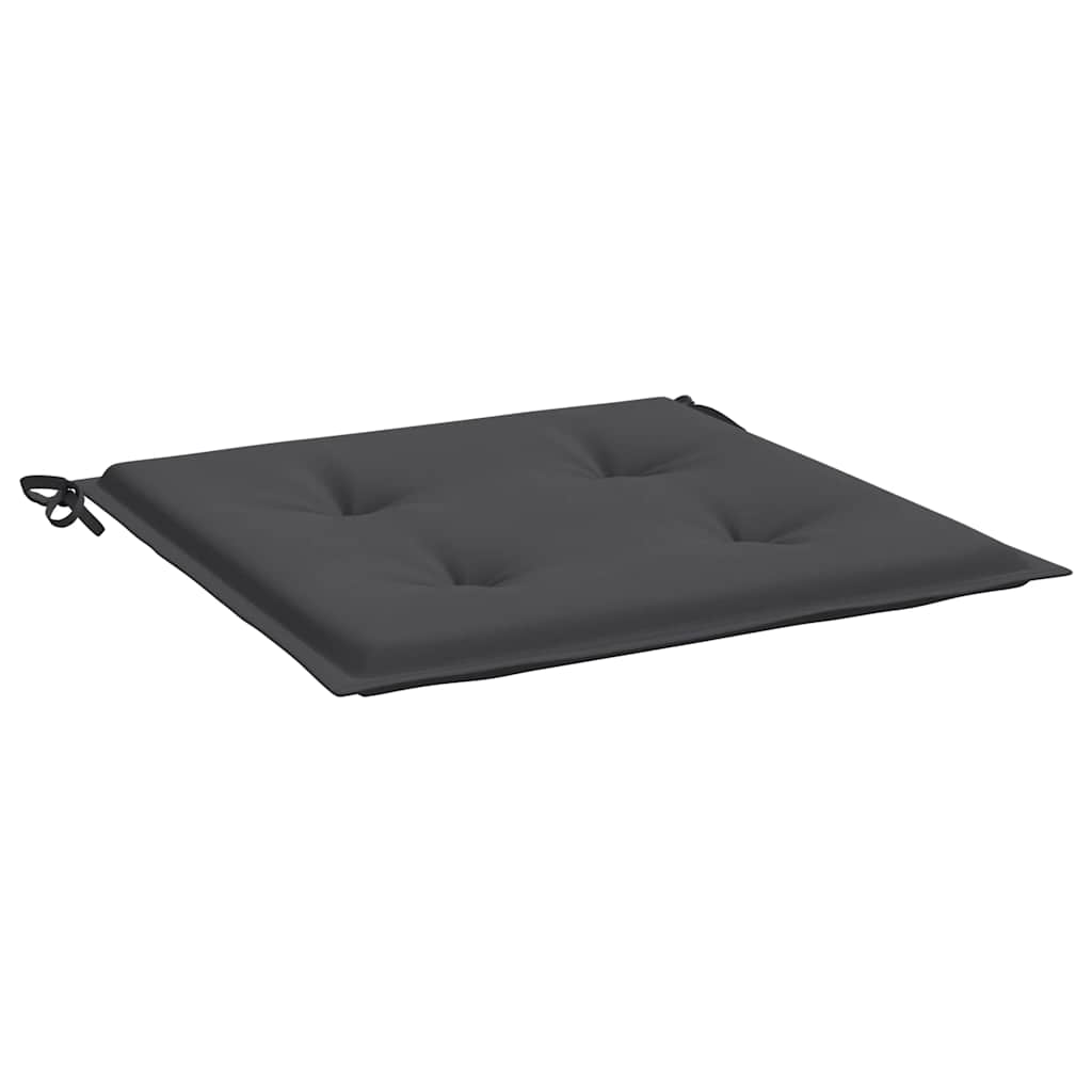 Jastuci za vrtne stolice 6 kom antracit 50x50x4 cm od tkanine