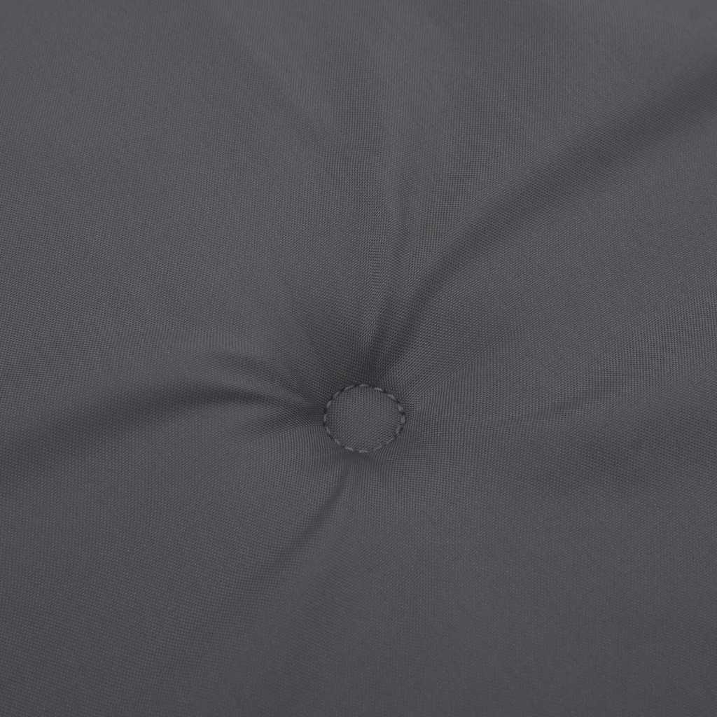 Jastuci za vrtne stolice 6 kom antracit 50x50x4 cm od tkanine