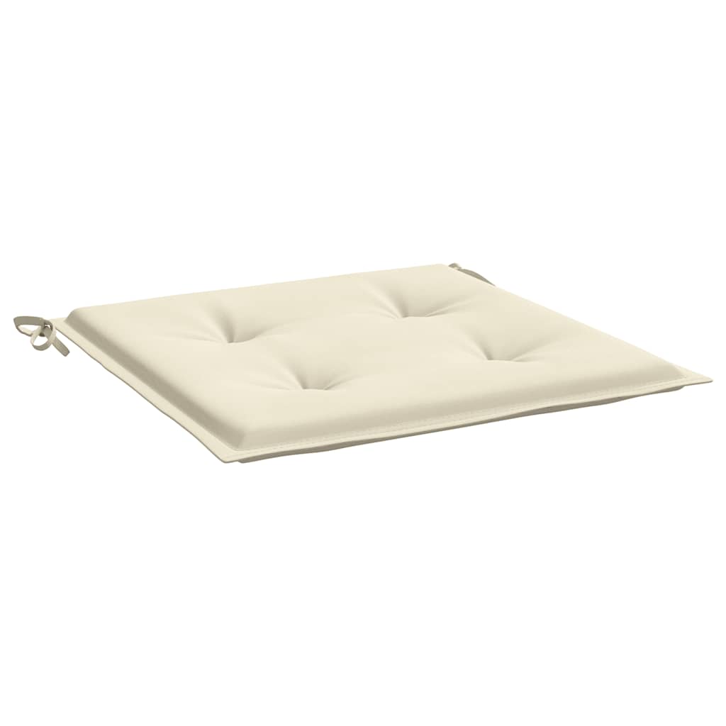 Jastuci za vrtne stolice 6 kom krem 50x50x2 cm tkanina Oxford