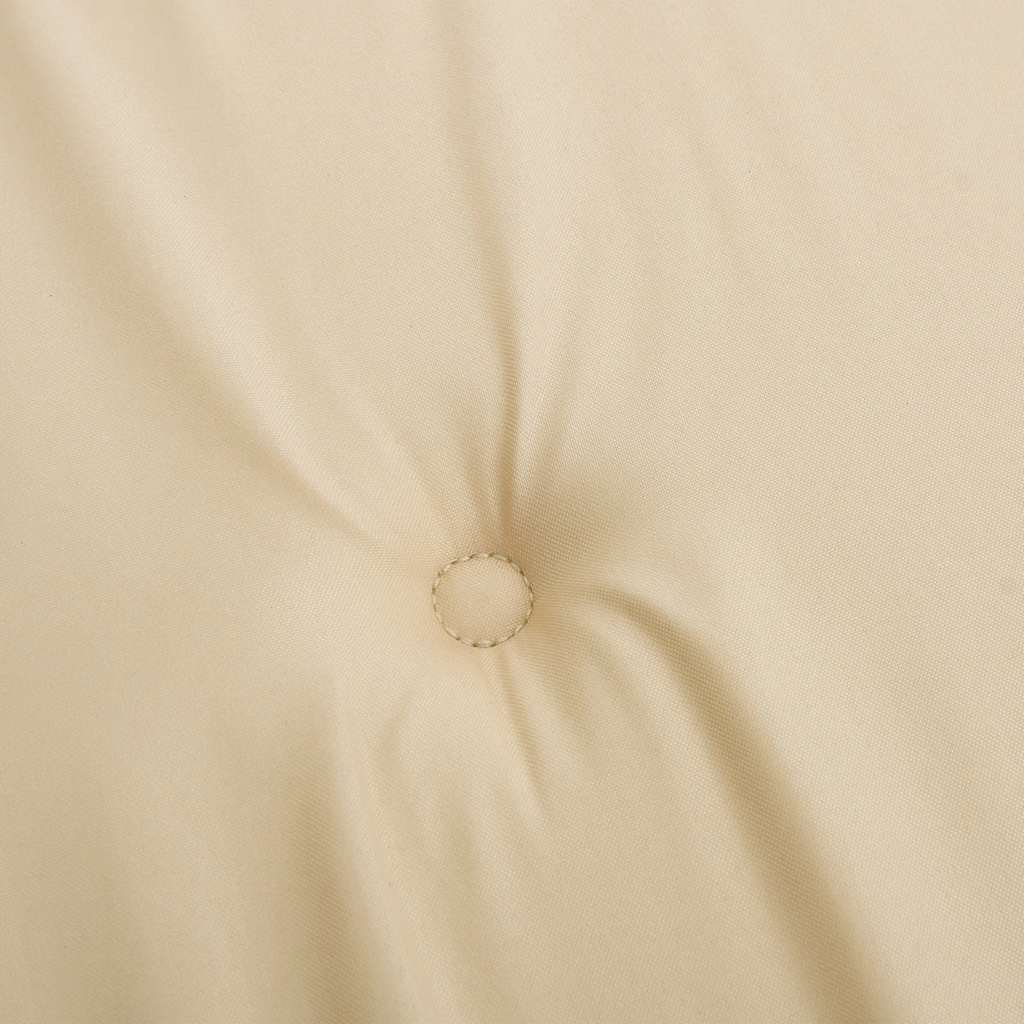Jastuci za vrtne stolice 6 kom bež 50x50x4 cm od tkanine Oxford